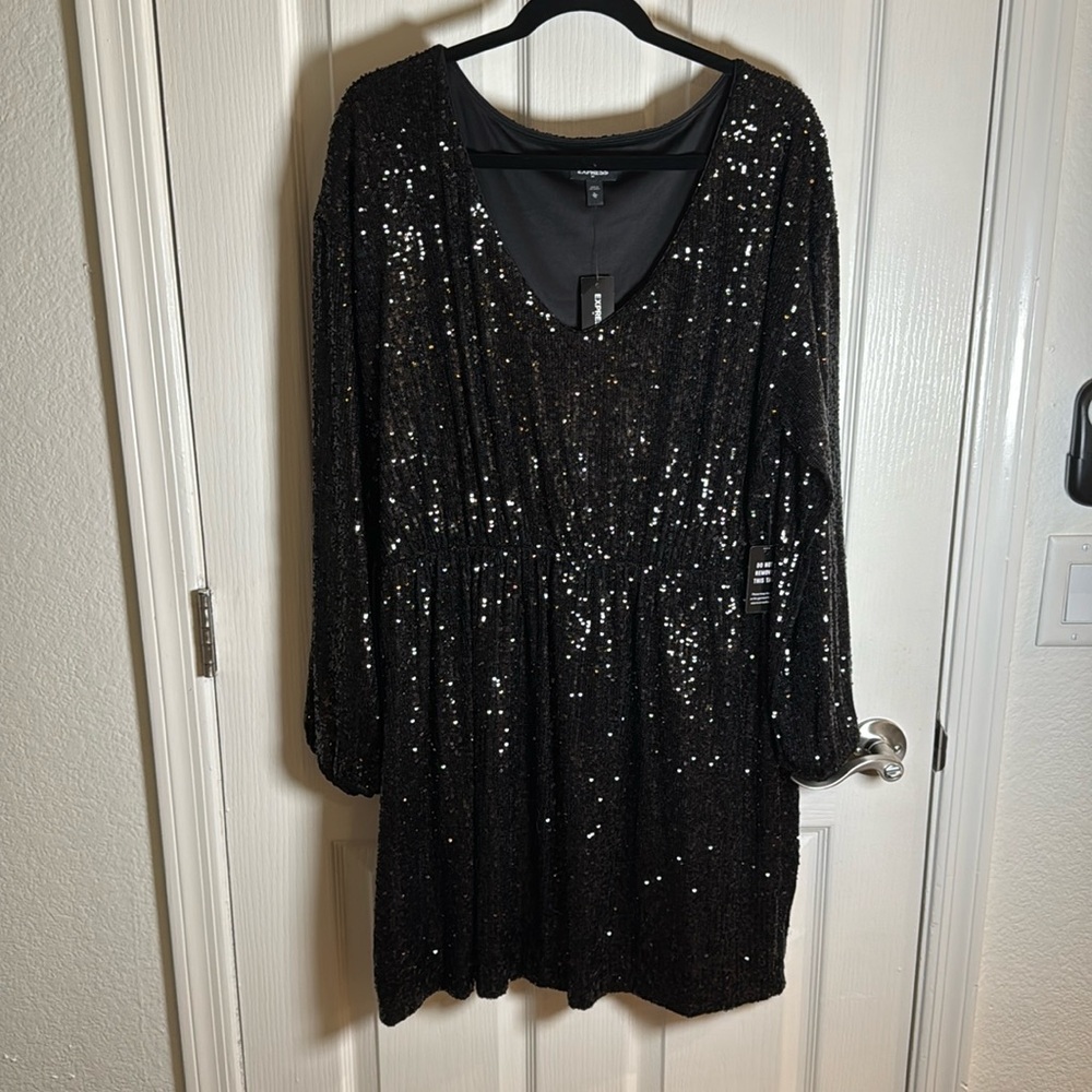 NWT Express sequin dress